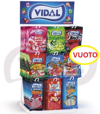 [VIDAL.33] EXPO DA BANCO 3X3 GANCI VUOTO PICCOLO