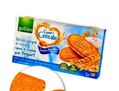 [GULLON.05] CUOR DI CEREALI G.220 YOUGURT  X 8