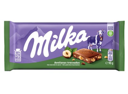 [MILKA.26] MILKA TAV NOCCIOLA BROKEN GR.90 X 24