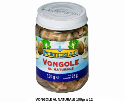 [PORTI.02] VONGOLE PORTICELLO Gr.132 X 12