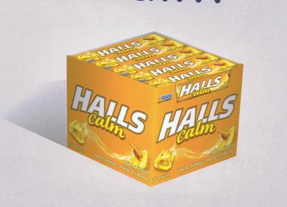 [HALLS.01] HALLS  MIELE -LIMONE X 20PZ