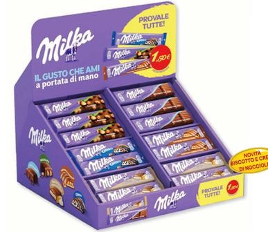 [MILKA.20] EXPO MILKA BARRETTE GR 45/37/46 PZ 111