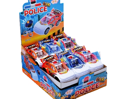 [JOY.20.2] TOYS CANDY POLICE CAR X 12 PZ