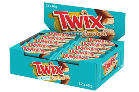 [MARS.00.9] TWIX SALTED CARAMELLO Gr.46 X 32 Pz