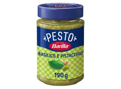 [BARILLA.08.1] PESTO BASILICO PISTACCHIO Gr.190 X 12