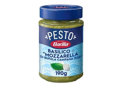 [BARILLA.08.2] PESTO BASILICO E MOZZARELLA GR.190 X 12