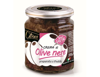 [CITRES.00.7] CREMA DI OLIVE NERE GR.200X 6 PZ
