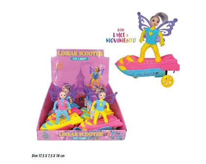 [ARCO.17.5] BIMBA SU SKATE CON LUCE X 12 Pz