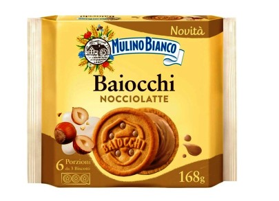 [PAV.0.1] BAIOCCHI NOCCIOLATTE GR.168 X 9