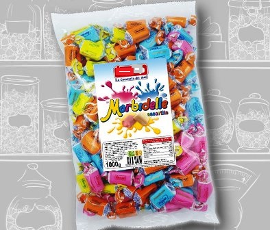 [LIKING.37] CAR. TOFFEE FRUTTA Kg. 1