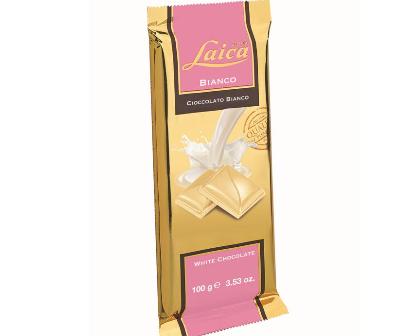 [LAICA.42] TAV. CIOCC. BIANCO Gr.100 X 28 Pz