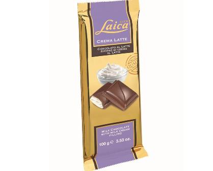 [LAICA.43] TAV. CIOCC.LATTE RIP. LATTE Gr.100 X 28