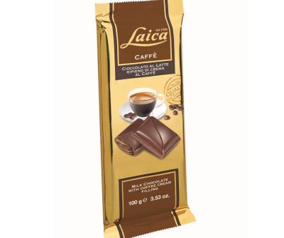 [LAICA.45] TAV .CIOCC. LATTE RIP.CAFFE' Gr.100 X 28