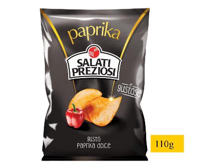 [SALATI.30.4] CHIPS PAPRIKA GR.110 X 20 PZ