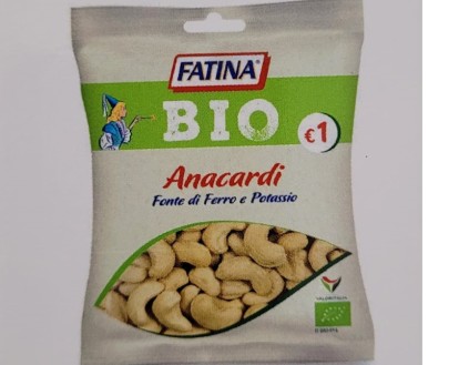 [FATINA.15] BIO ANACARDI SGUSCIATI GR.30 X 14 PZ