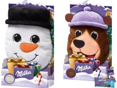 [MILKA.43] ESP MILKA NATALE GR.98 PELUCHE X 12PZ