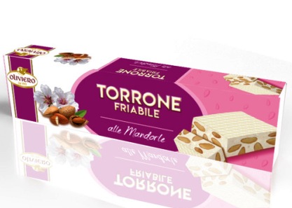 [OLIVE.04] TORRONE FRIABILE MANDORLA GR.100 X 36 PZ