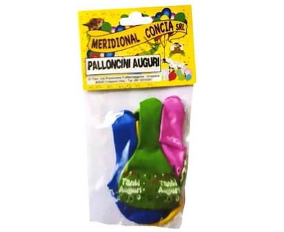 [CONCIA.20] BST. PALLONCINI AUGURI X 50 Pz