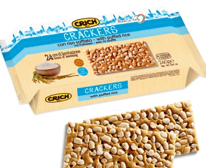 [CRICH.29] CRACKERS CON RISO SOFFIATO G.300 X 15
