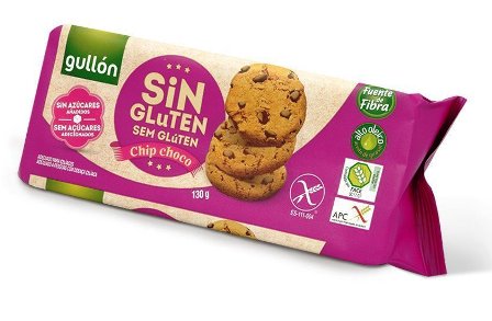 [GULLON.39] VASC.CHOCO CHIPS S/GLUTINE S/Z G 125X12