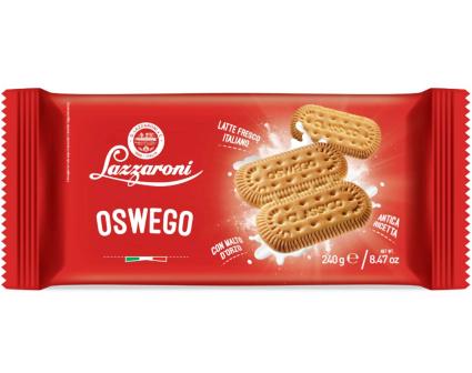 [LAZZA.10] BISC. OSWEGO AL MALTO D'ORZO0 Gr.240 X 9