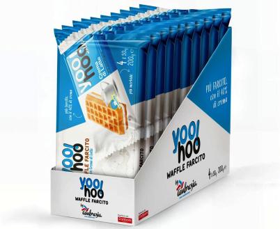 [ZANI.05.0] [ZANI.05.0] WAFFLE MULTIPACK LATTE DA 4 X 10 Pz