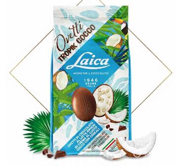 [LAICA.03] OVETTI LATTE RIP. COCCO Gr.120 X 14