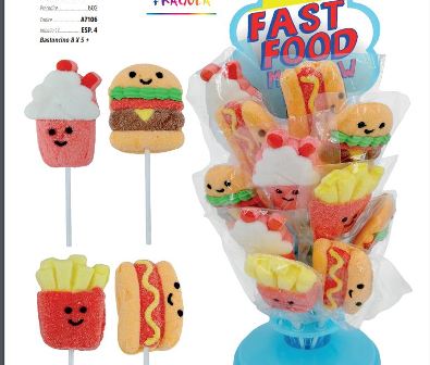 [ARCO.43] LECCA MALLOW FAST FOOD X 60 Pz