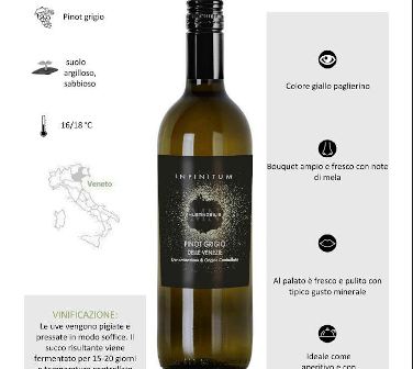 [DEANGELI.13] INFINITUM PINOT GRIGIO VENEZIE ML750 X 6