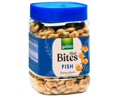 [GULLON.10.4] MINI BITES FISH GR.250 X 12 PZ