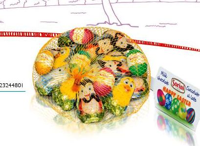 [SORINI.15.1] RETINA MISTO OVETTI PASQUA Gr.70 X 40