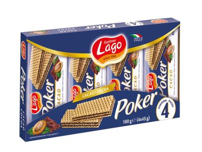 [ELLEDI.45] POKER GR. 45 X 4PZ CACAO CRT X 16