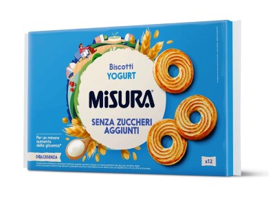 [COLU.30] BISC. DOLCESENZA YOGURT Gr.400 X 12 Pz