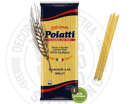 [POIATTI.04] SPAGHETTONI KG. 1 CRT X 12