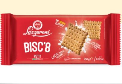 [LAZZA.09] BISC.MONODOSE PETIT DA 4 Gr.250 X 9