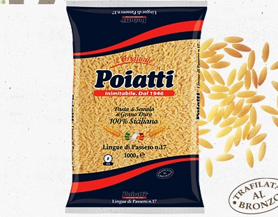 [POIATTI.17] [POIATTI.17] LINGUE DI PASSERO Kg. 1 X 12 Pz