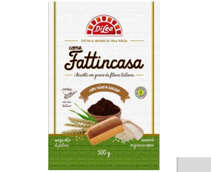 [DILEO.04.8] FATTINCASA FILIERA RISO-CACAO Gr.500 X 8
