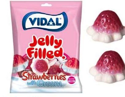 [VIDAL.28.2] BST. STRAWBERRY RIP. CREAM Gr.85 X 14 Pz