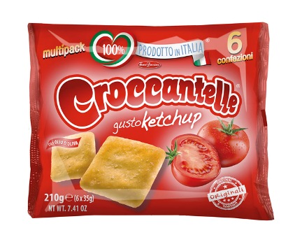 [FORNO.04] MULTIPACK CROCCANTELLE KETCHUP G.180 X 8