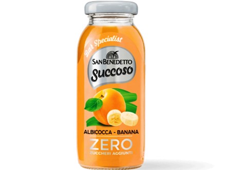 [S.BENED.34] BAR SUCCOSO ZERO ALBICOCCA/BANANA X 12