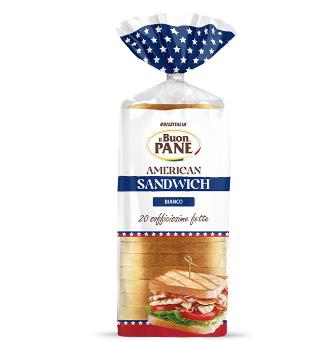 [GRI.14] PANE SANDWICH BIANCO Gr.750 X 6