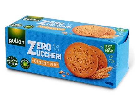 [GULLON.44] ZERO ZUCCHERI DIGESTIVE Gr.400 X 15 Pz