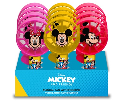 [ARCO.12.6] VENTILATORE MICKEY&MINNIE Gr.5 X 12 Pz
