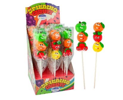 [ARCO.23.3] SPIEDINO GUMMY FRUTTA Gr.37.5 X 24 Pz