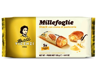 [VINCE.05] [VINCE.05] MINISNACK CREMA PASTICCERA G.125 X 16 PZ