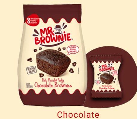 [LAZARO.00] BROWNIE CIOCCOLATO G.200 PZ 8 CRTX12