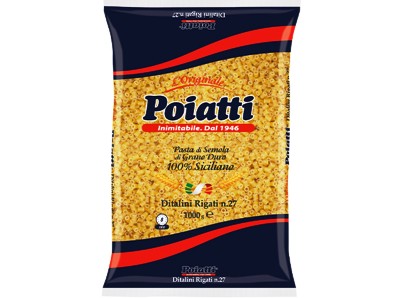 [POIATTI.27] [POIATTI.27] DITALINI RIGATI Kg.1 X 12 Pz