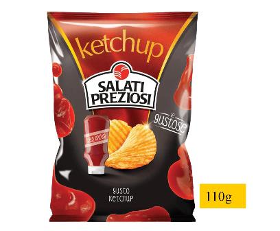 [SALATI.30.0] CHIPS KETCHUP Gr.110 X 20 PZ