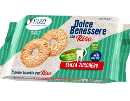 [FAZZI.6] BISC. AL RISO SENZA ZUCCHERO X 12