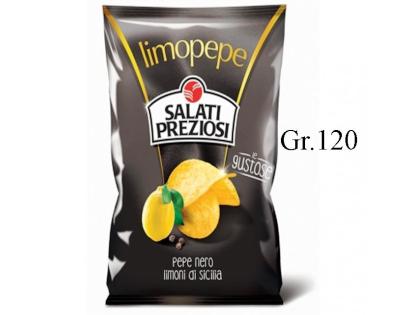 [SALATI.30.5] [SALATI.30.5] CHIPS PEPE-LIMONE GR.110 X 20 PZ